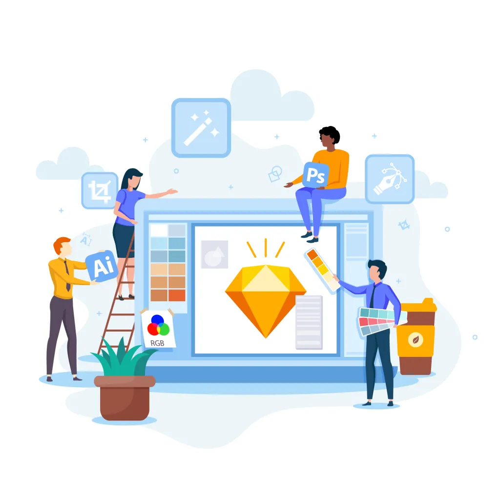 stock icon vector image